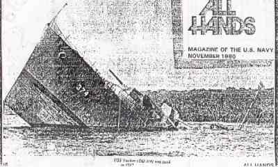 USS Tucker sinking